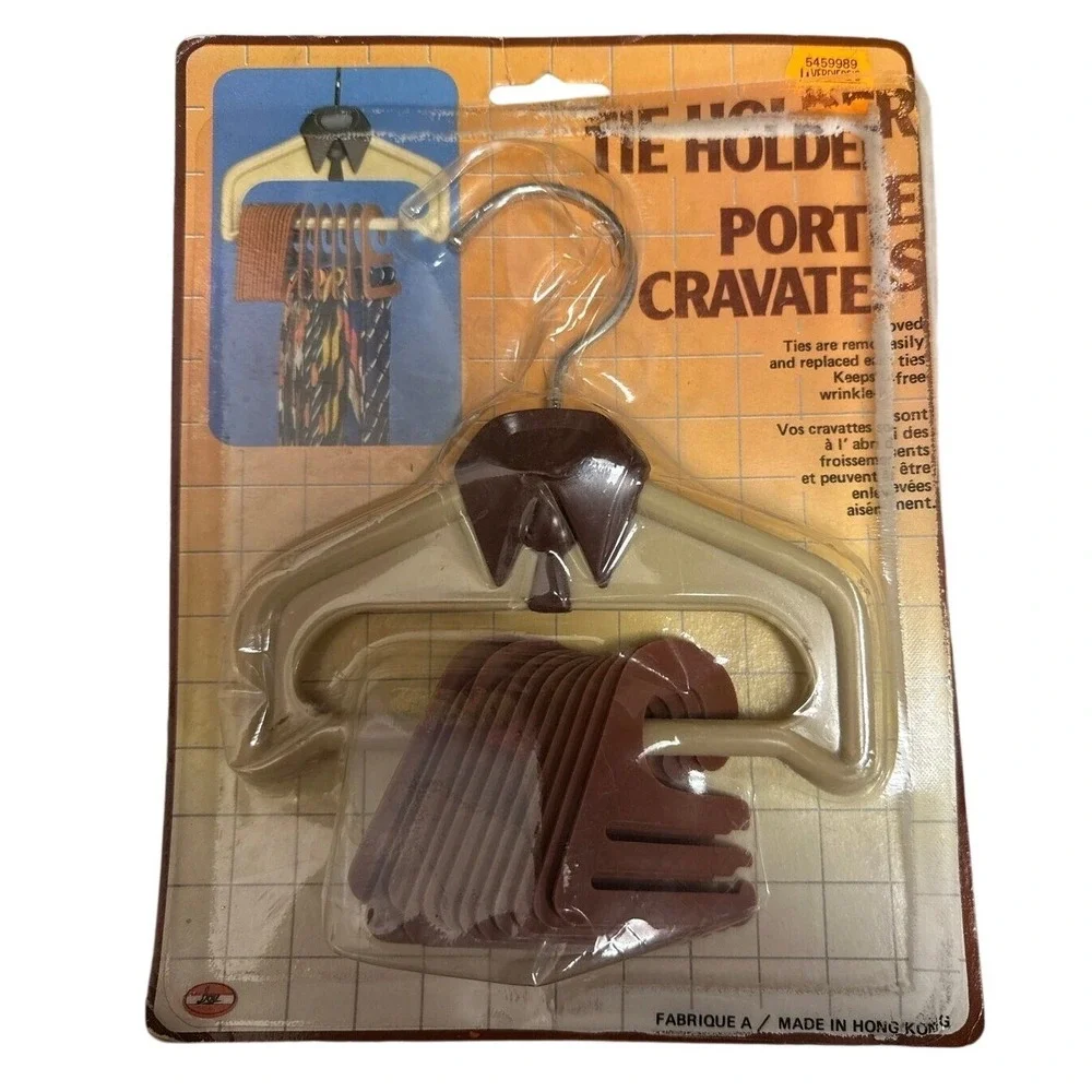 Vintage Shirt Collar Tie Holder‎ Hanger Organizer Retro Closet Storage Hong Kong